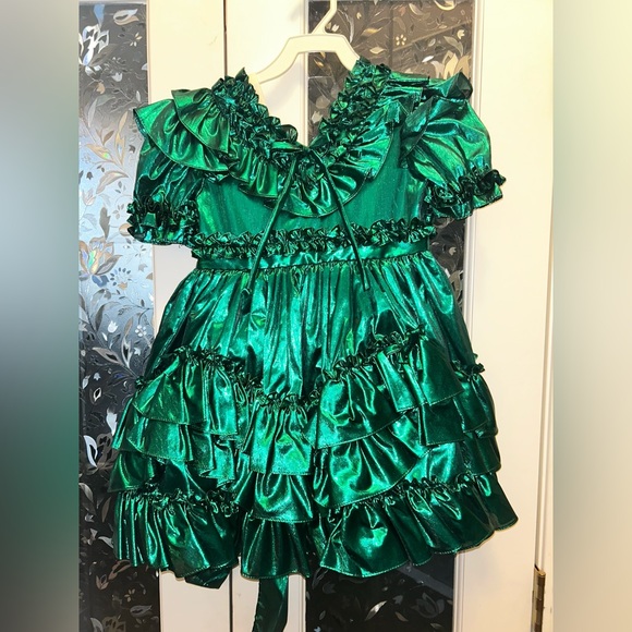 4 1980s Vintage Matha’s Miniatures Pageant Dresses little girl sizes 4, 5, 6& 6x - Picture 8 of 16